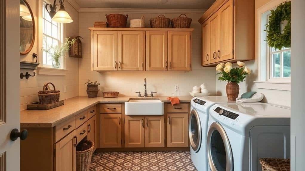 traditional laundry room decor