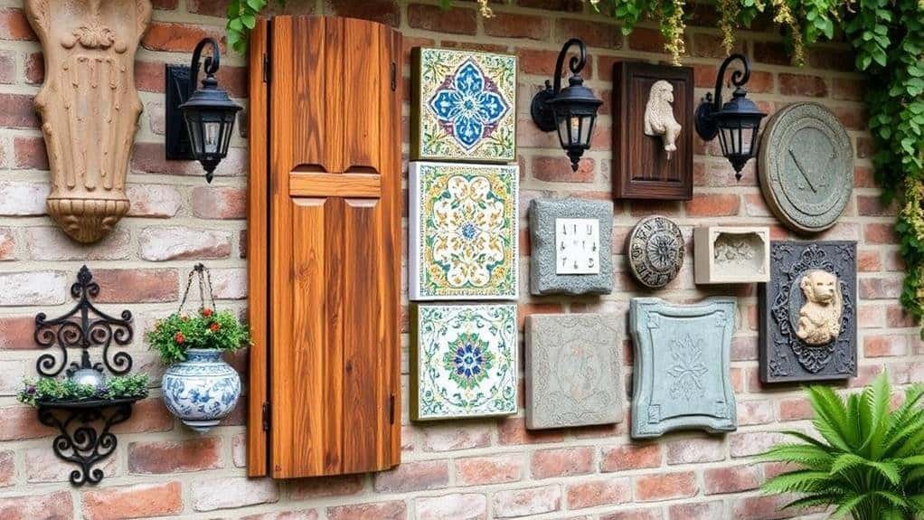 traditional outdoor wall decor