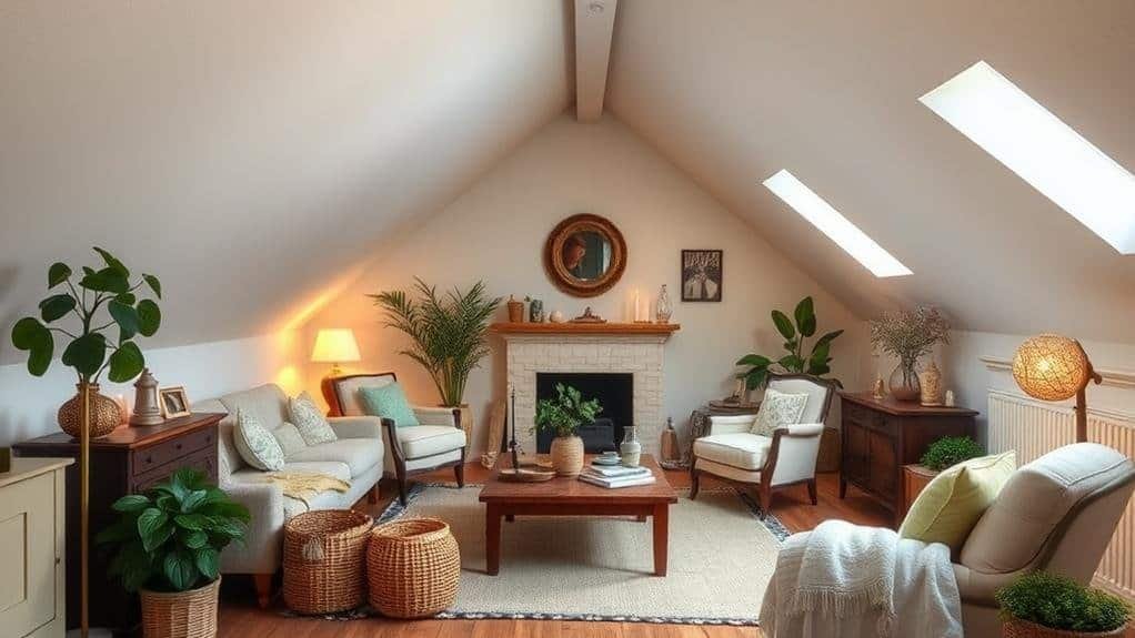 transitional attic decor ideas