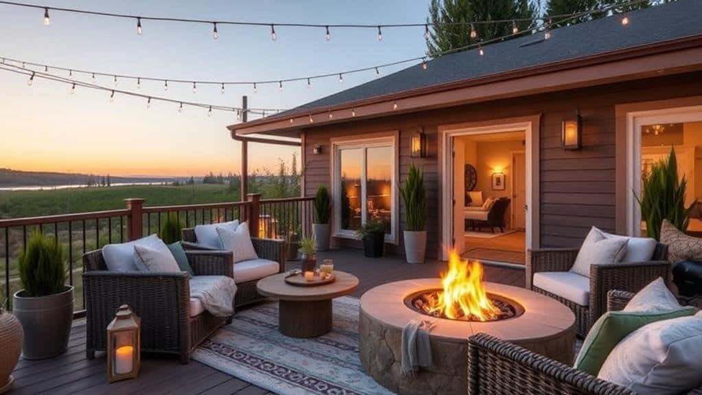 transitional deck decor ideas