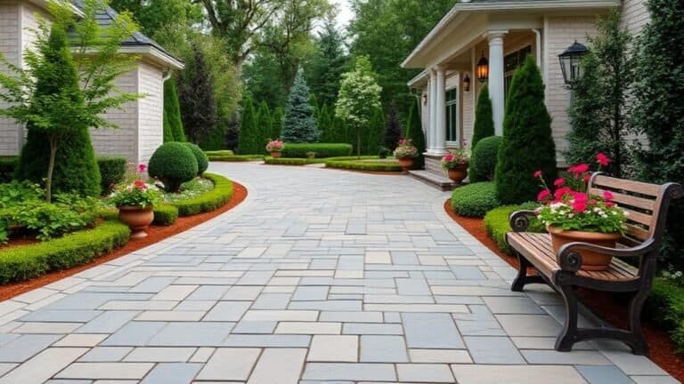 transitional driveway decor ideas