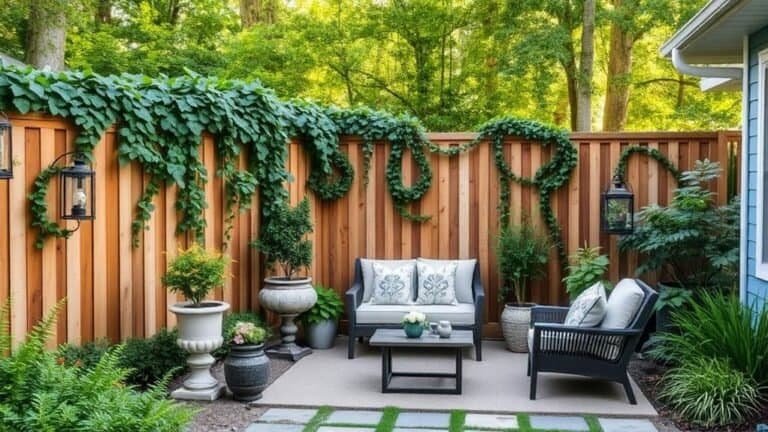 transitional fence decor ideas