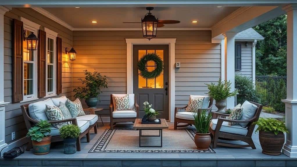 transitional porch decor considerations