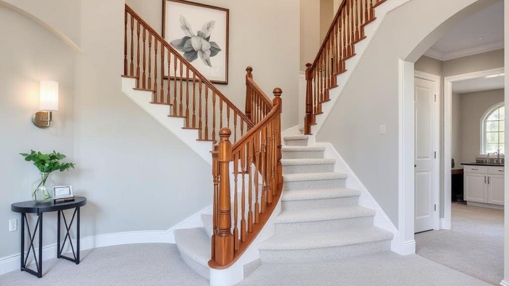 transitional staircase decor considerations