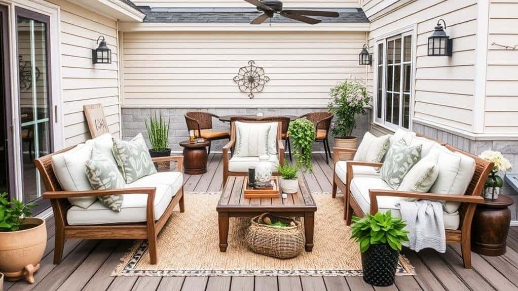 transitional style deck decor factors