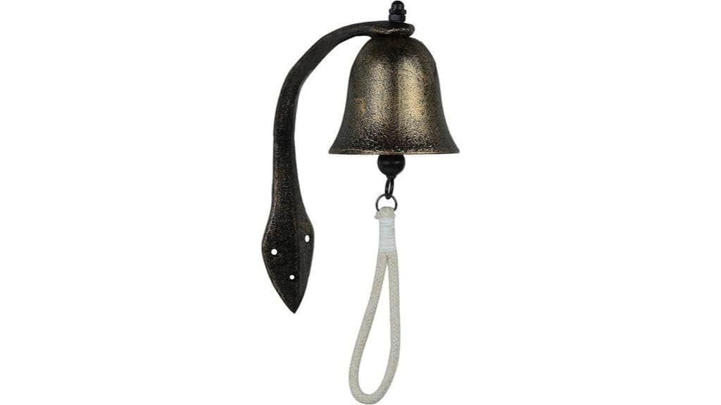 versatile copper dinner bell