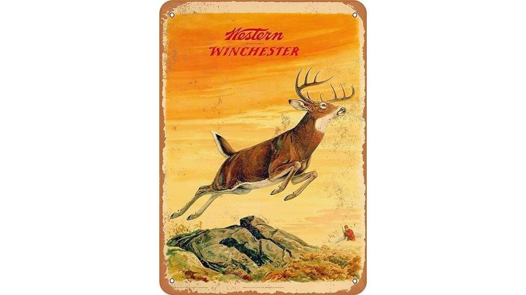 vintage western deer sign