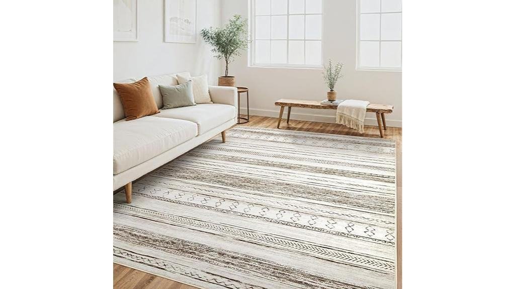 washable boho moroccan rug