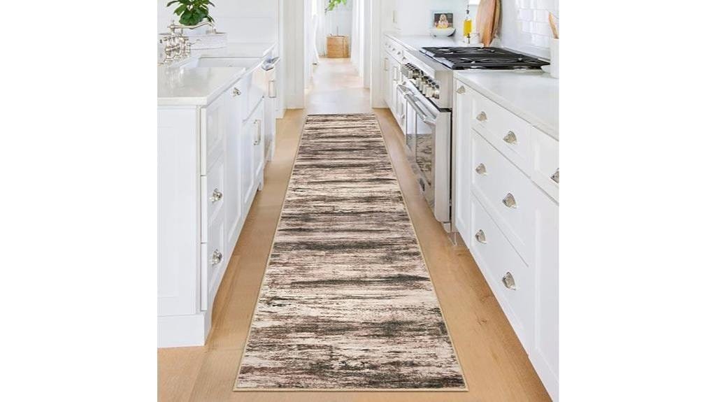 washable non slip kitchen runner