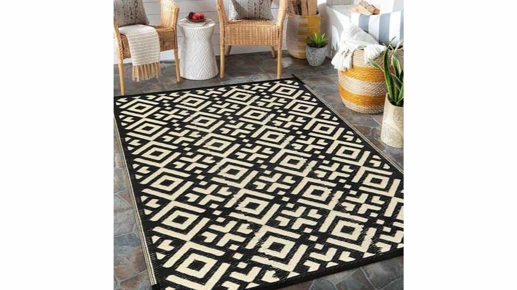 waterproof outdoor rug 6x9