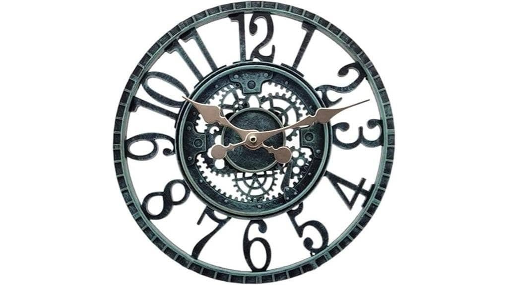 waterproof outdoor wall clock