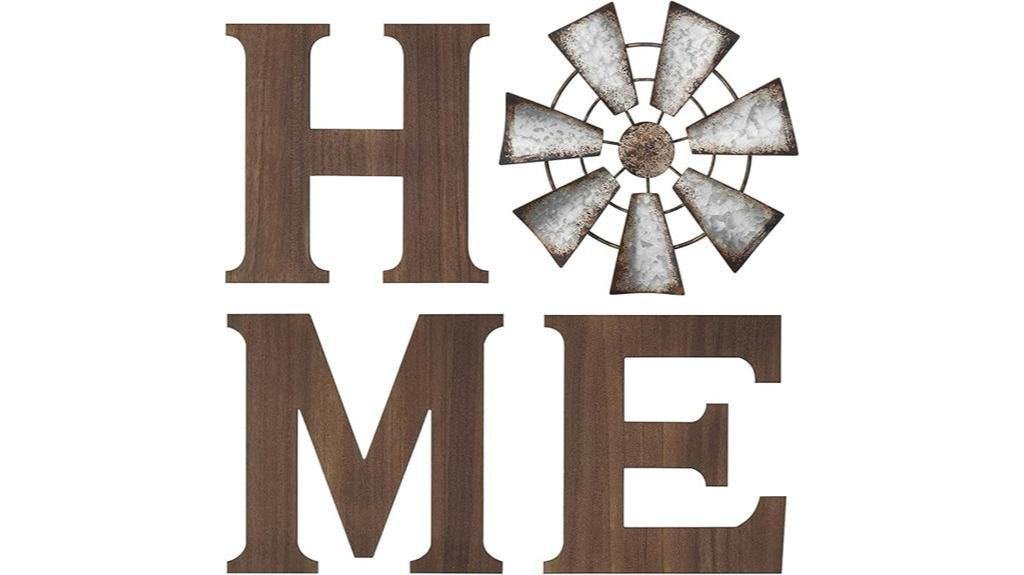 wooden home sign decor