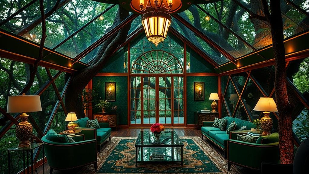 art deco treehouse decor ideas