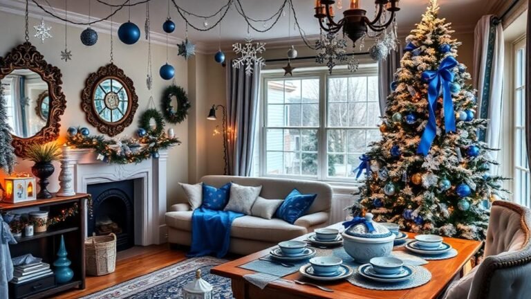 blue and white decor ideas