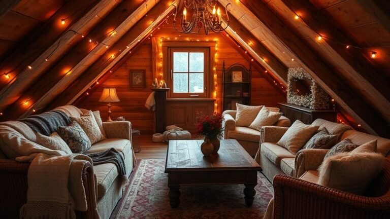 cozy attic winter decor