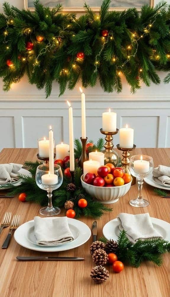 elegant holiday table decor