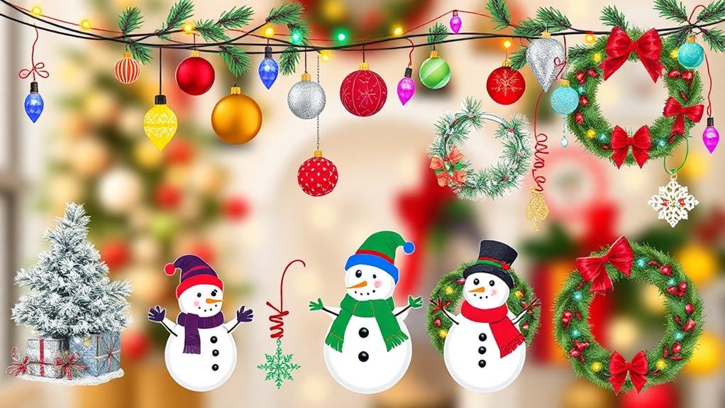 essential holiday decor clipart