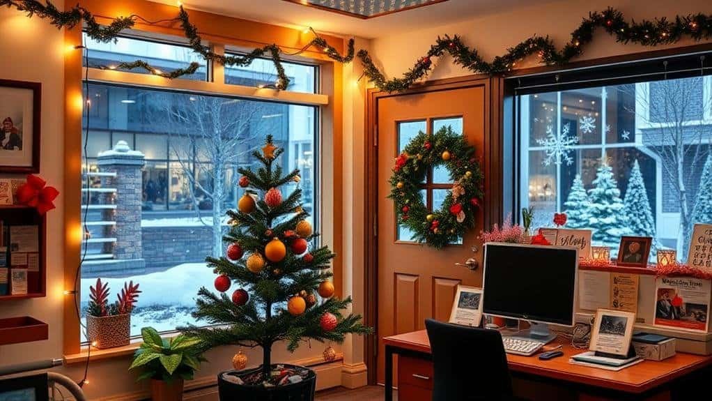 festive office decoration tips