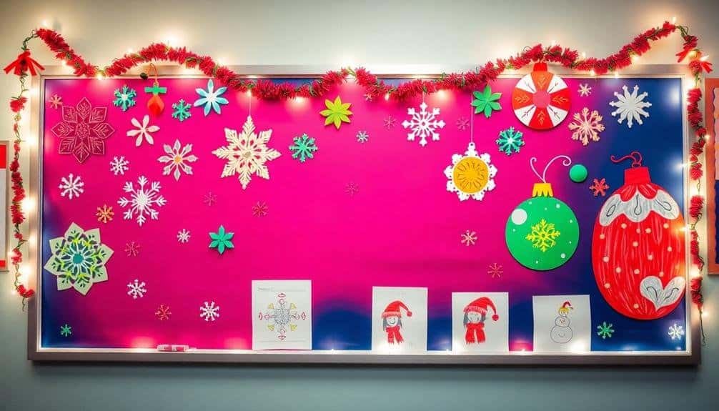 festive seasonal display board