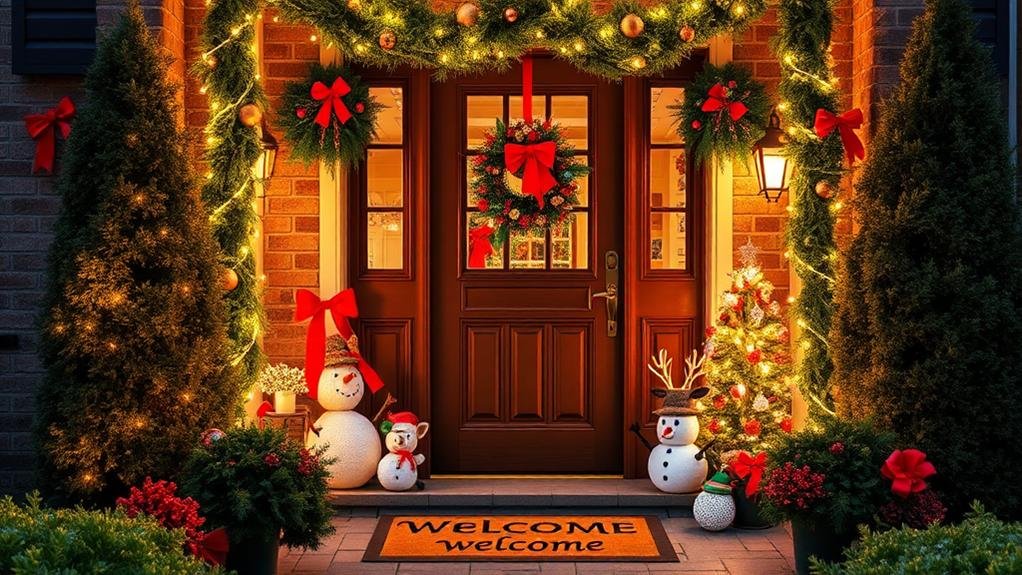 holiday door decorating contest