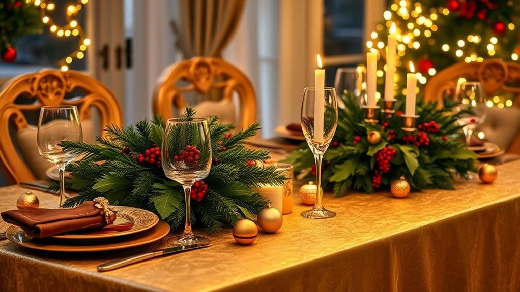 impressive holiday table decor