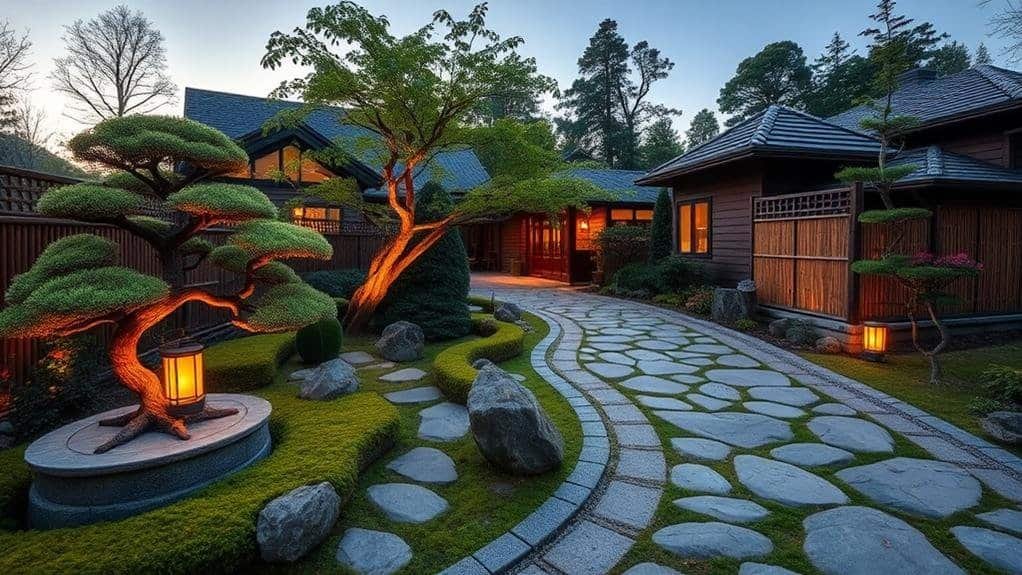 japanese driveway decor ideas