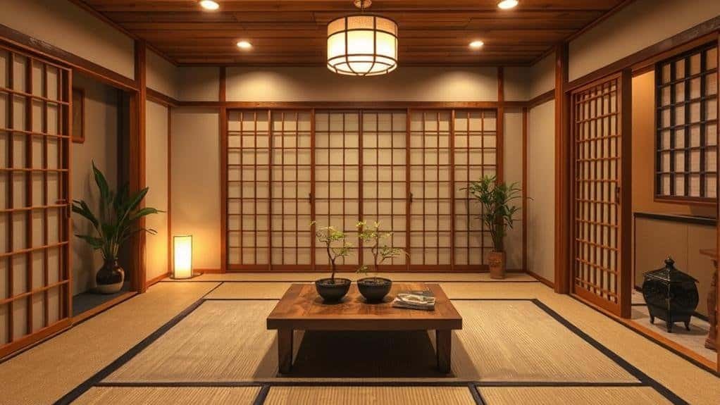 japanese style basement decor