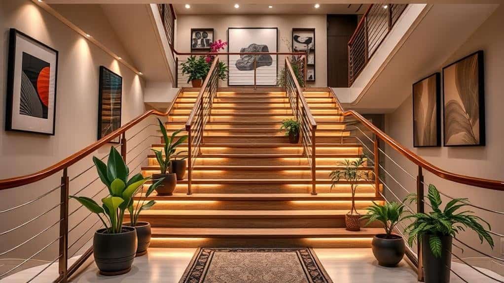 modern staircase decor ideas