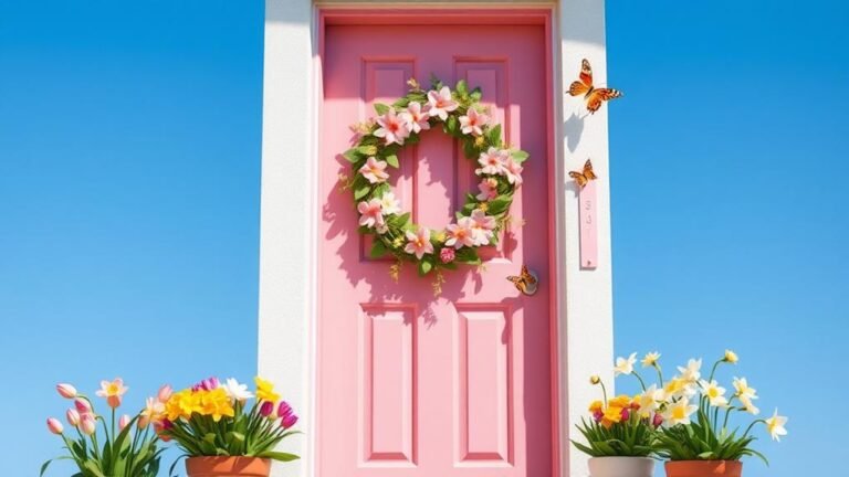 spring door decor ideas