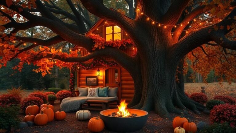 treehouse cozy fall decor