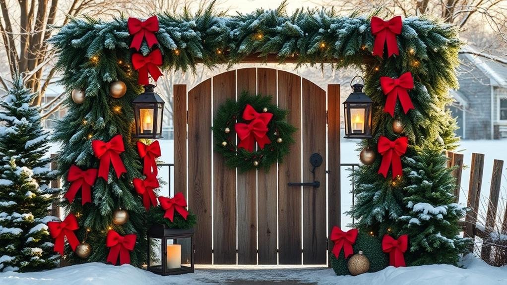 winter gate decor ideas